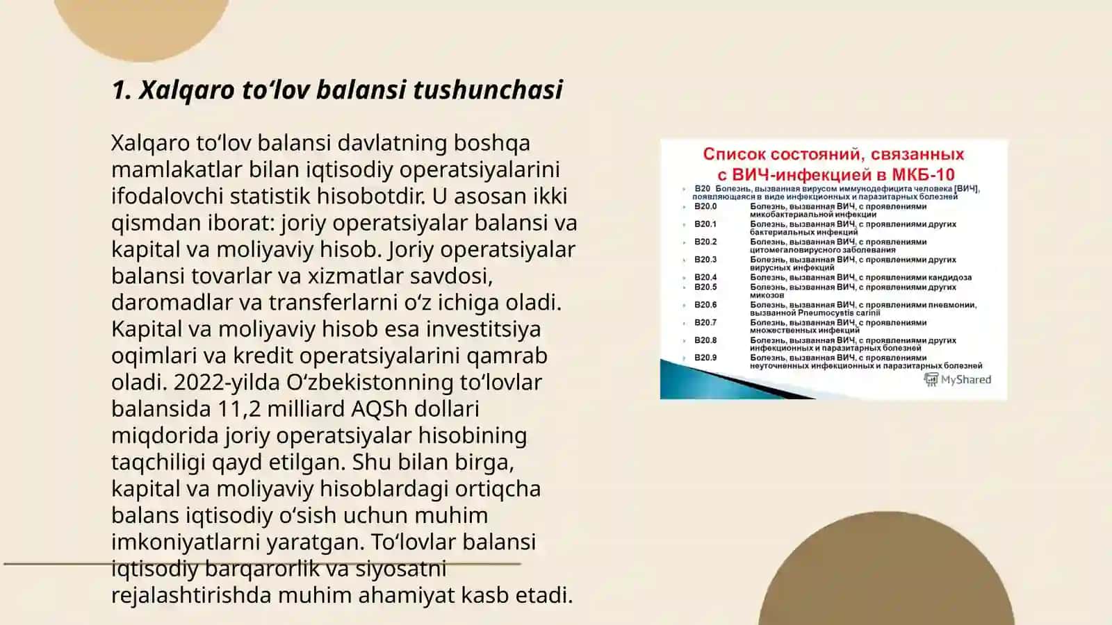 Xalqaro valyuta munosabatlari, toʻlov balansi va uning tanqisligi 3