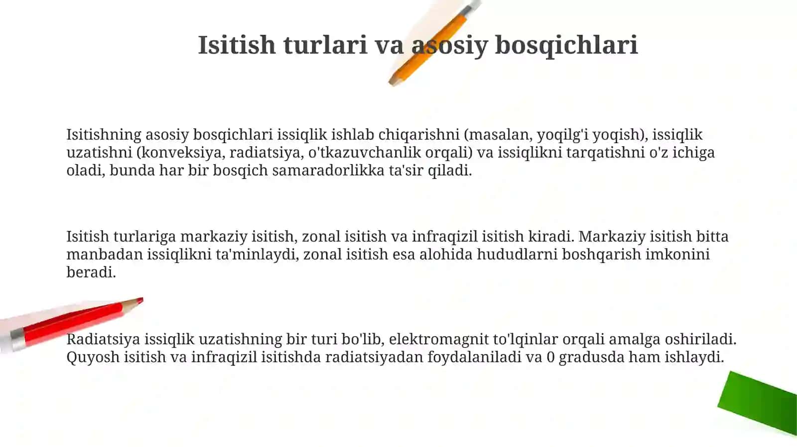 isitma turlari va uning bosqichlari 3