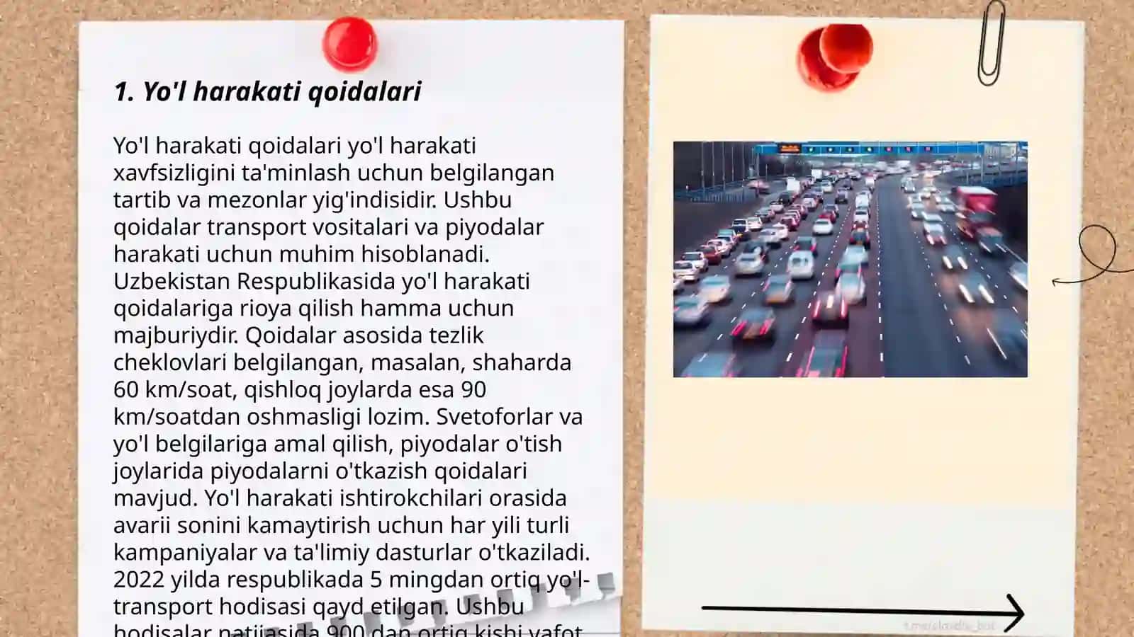 Yo'l harakati 3