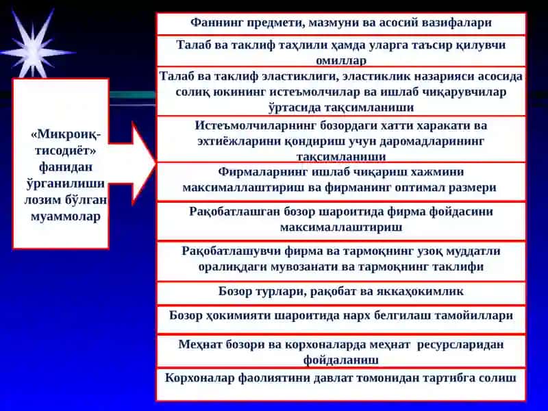 Бозор иқтисодиётининг асосий тушунчалари 3