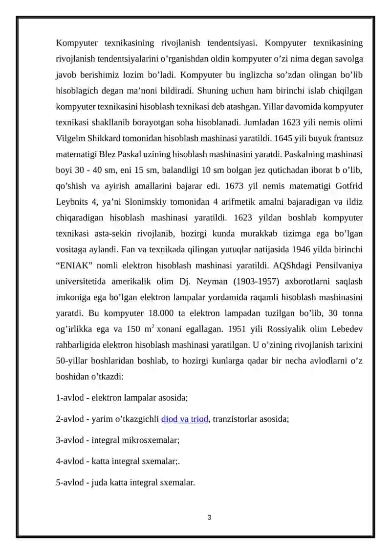Iqtisodiyotda zamonaviy informatsion-kommunikatsion texnologiyalarining texnik ta’minoti 3