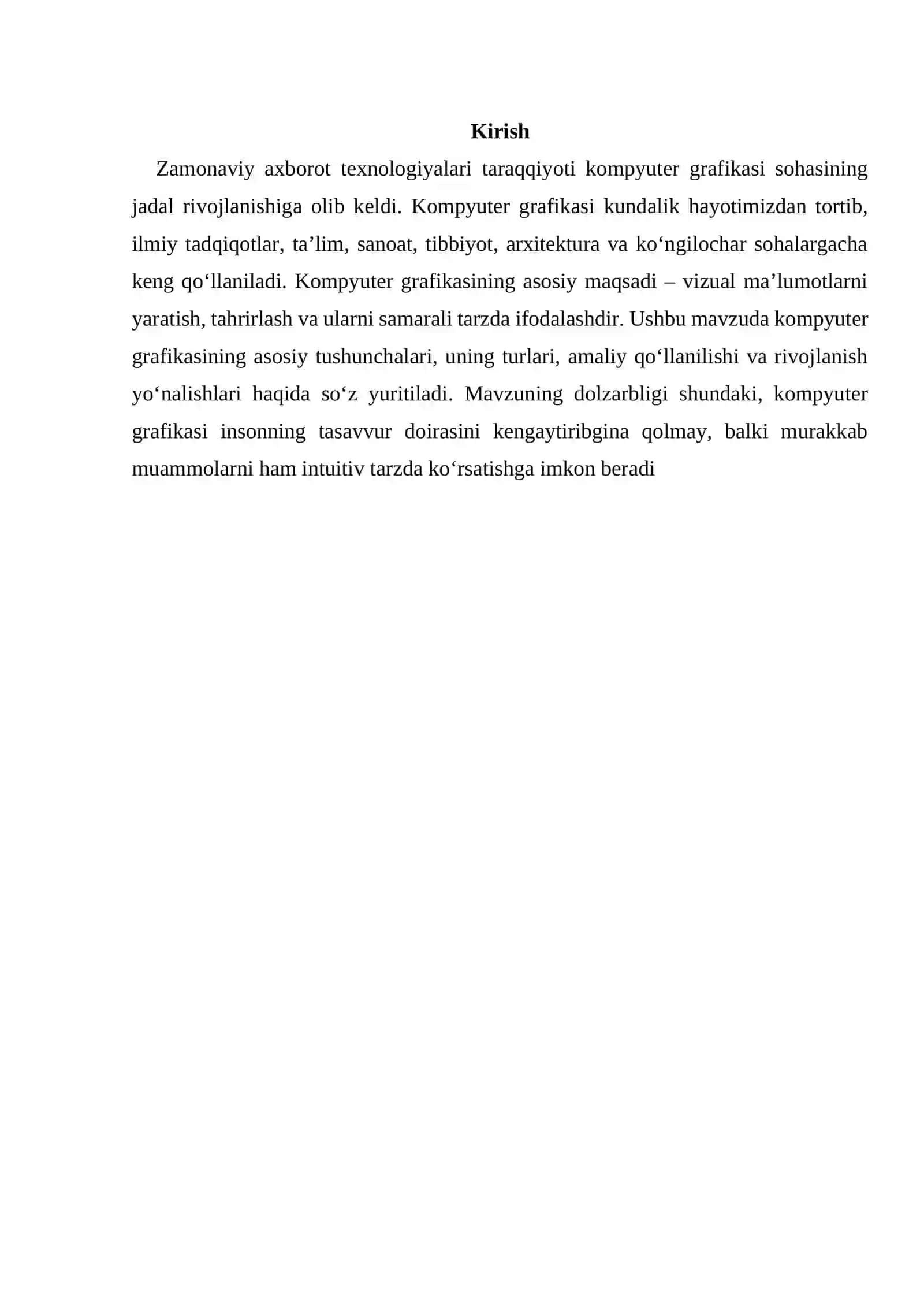 Kompiuyuter grafikasi va uning turlari 3