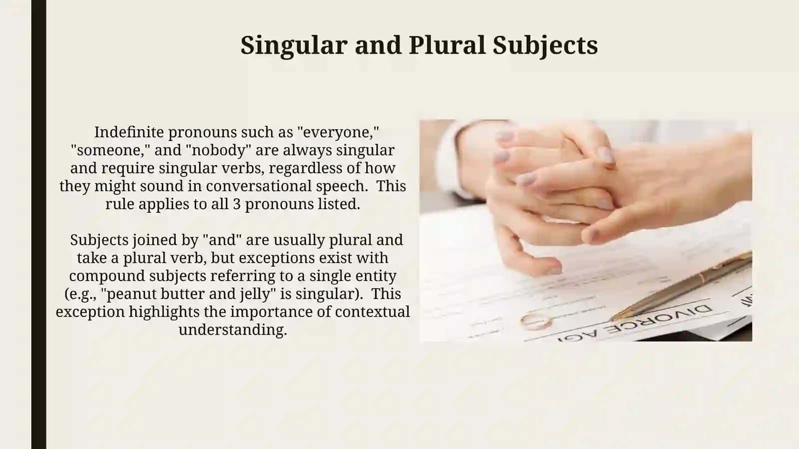 Subject-Verb Agreement 3