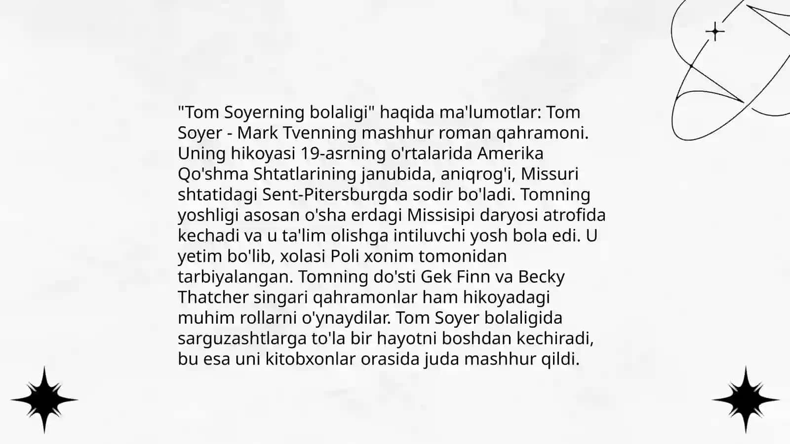 Tom Soyerning sarguzashtlari 3