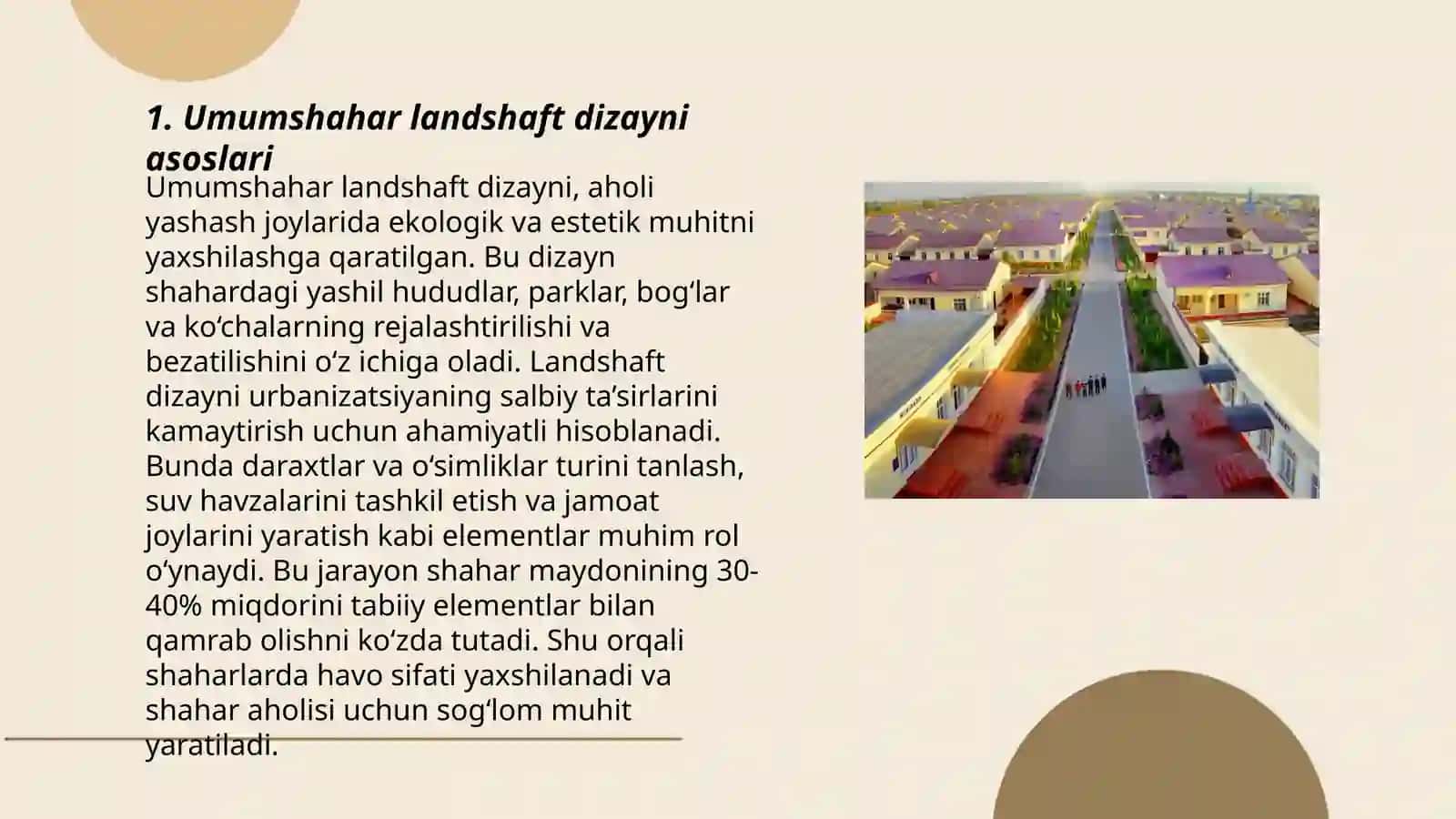 Umumshaxar va qishloq tuman markazlarining landshaft tashkillashtirish 3