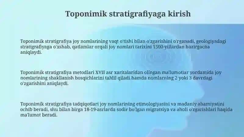 Toponimik stratigrafiya 3