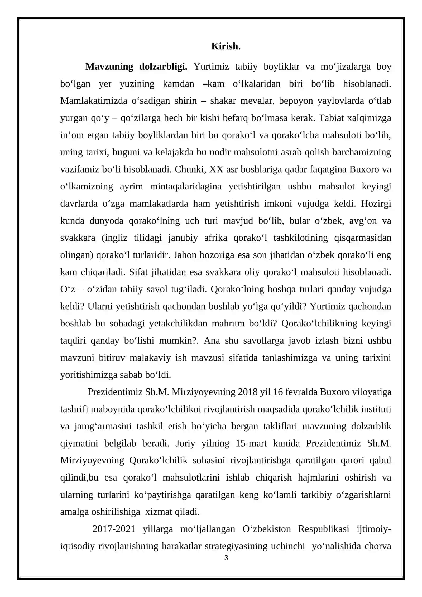 O’zbekistonda qorako’lchilik tarmoqlarining joylashishi va rivojlantirish xususiyatlari 3