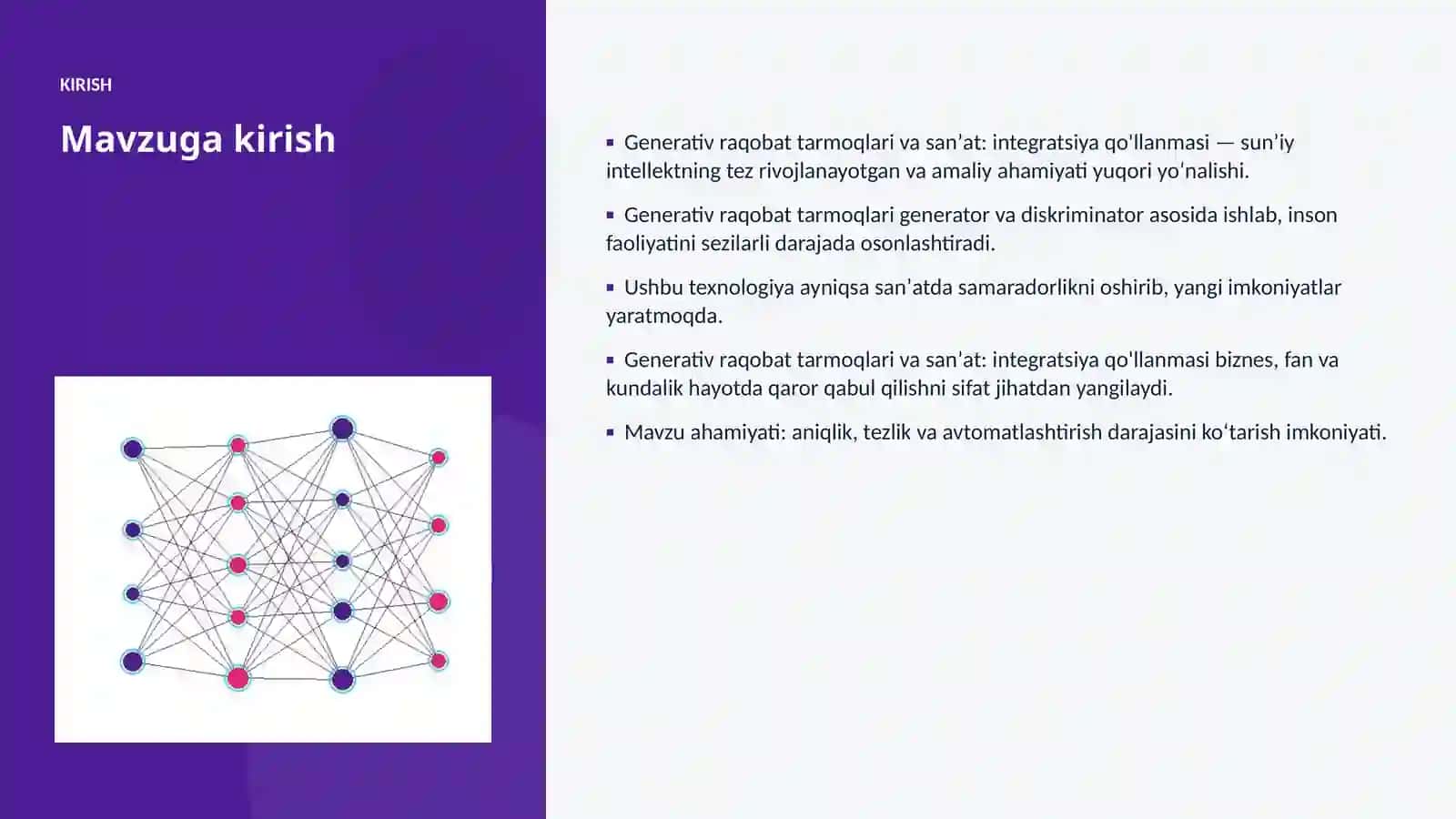 Generativ raqobat tarmoqlari va sanʼat: integratsiya qo'llanmasi 3