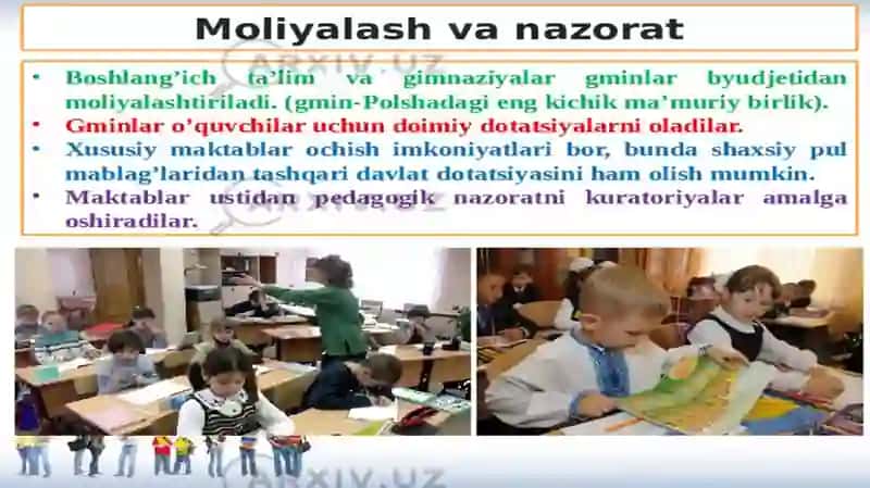 Polshada ta’lim tizimi 3