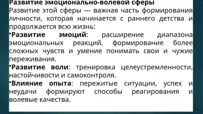 Эмоционально-волевая сфера личности 3