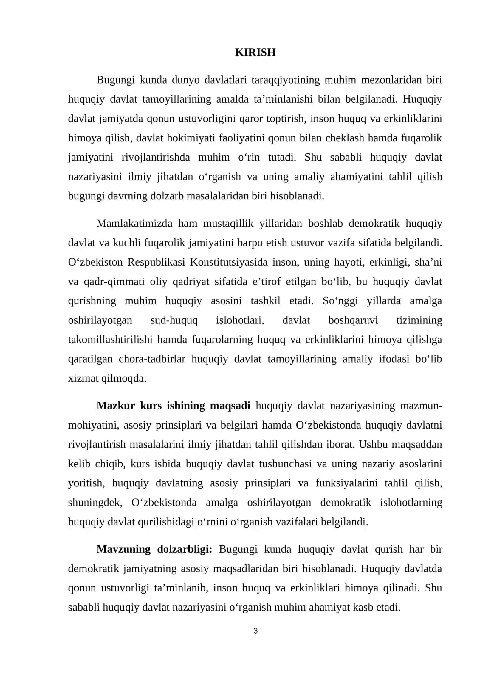 HUQUQIY DAVLAT NAZARIYASI 3