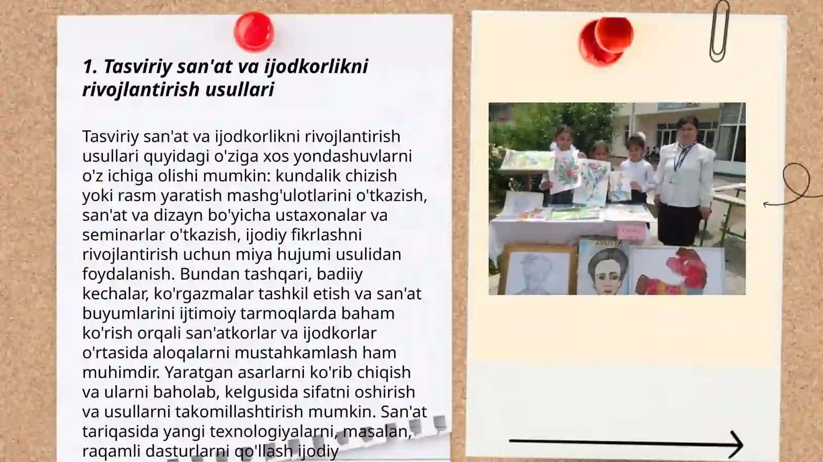 Tasviriy san'at va ijodkorlikni rivojlantirish usullari 3