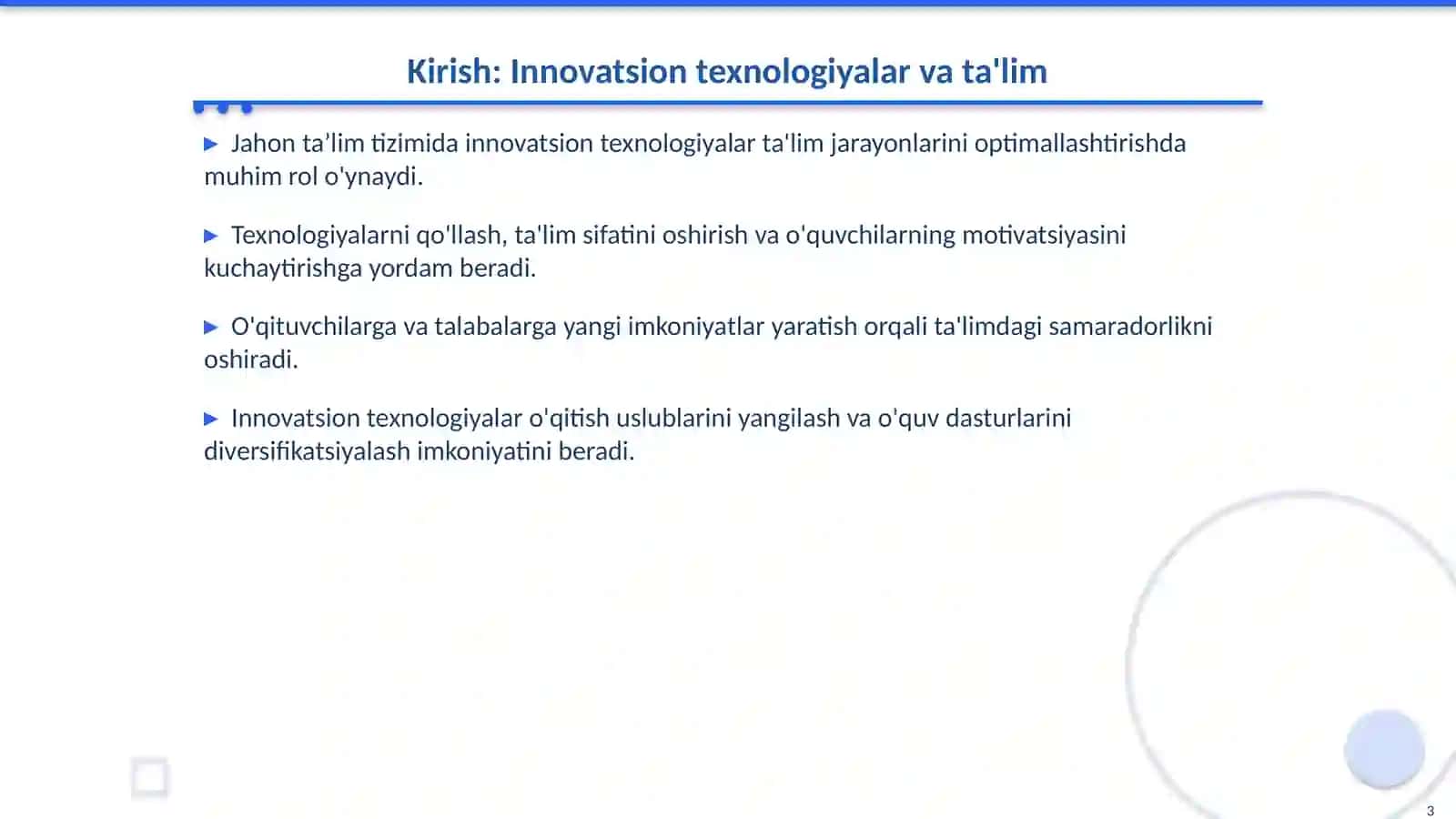 Jahon ta’lim tizimida samarali innovatsion texnologiyalar 3
