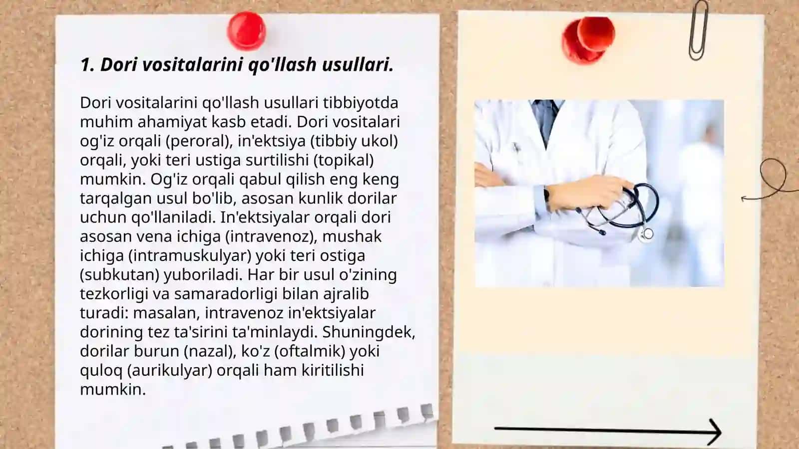 Dori vositalarini qoʻllash usullari 3