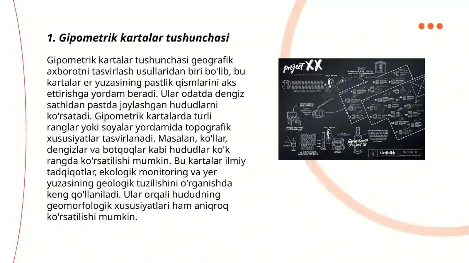 Gipsometrik kartalar va ularda relefni tasvirlash usullari 3