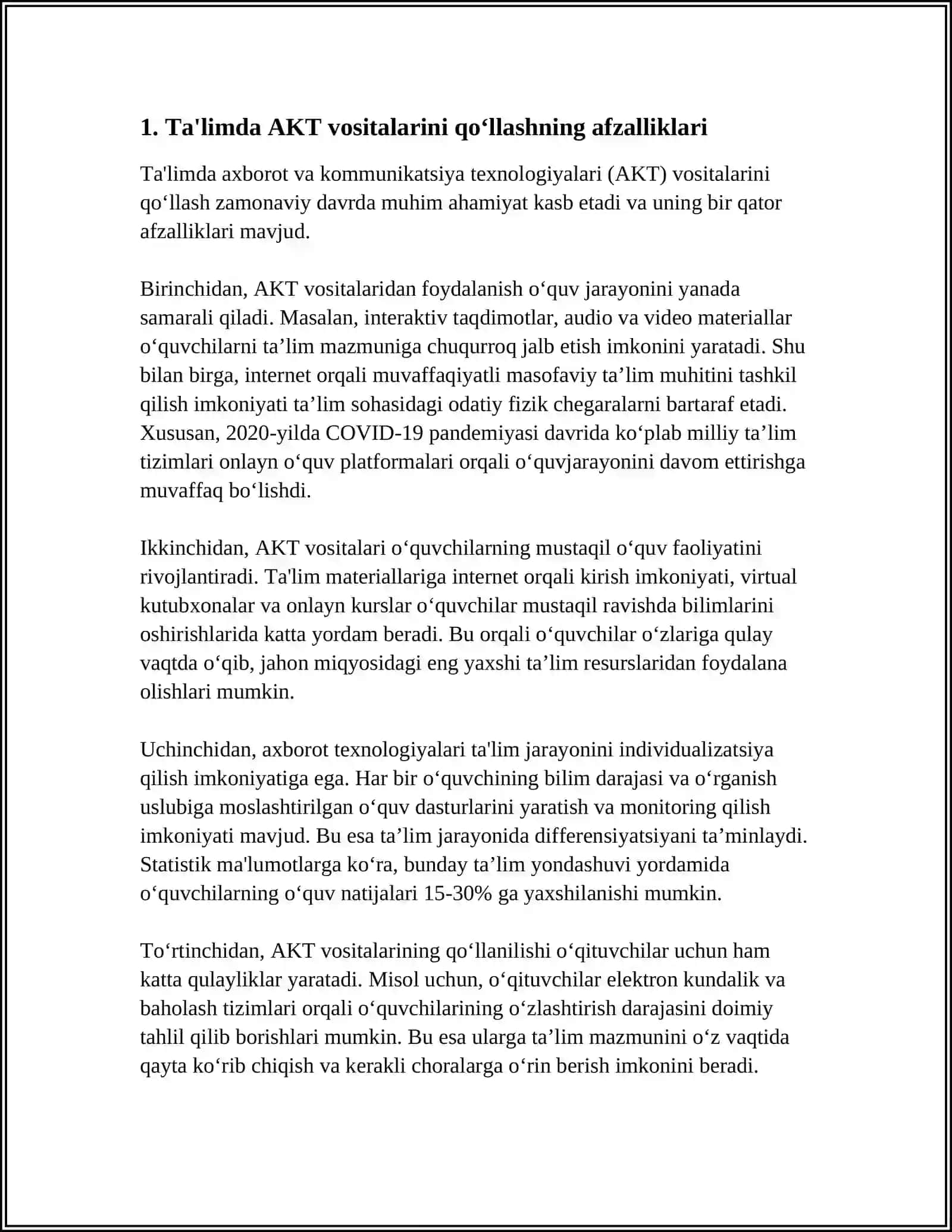 TA'LIM JARAYONIDA AKT QO'LLANISHI 3