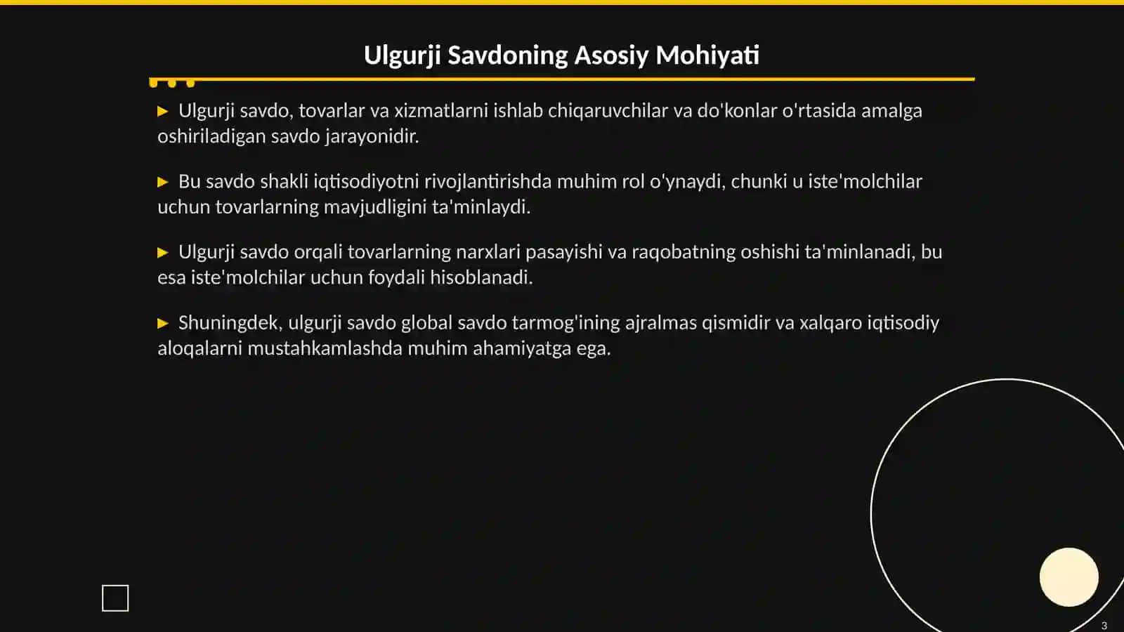 Ulgurji Savdo: Bozor Jarayonidagi O'rni va Mohiyati 3