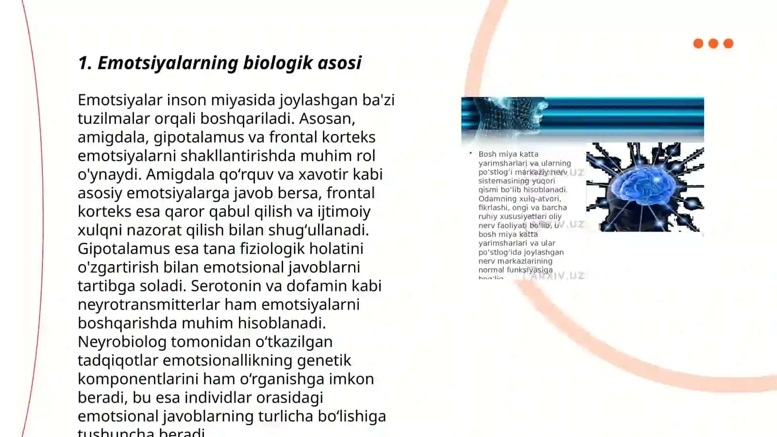 Emotsiya va hissiyot haqida tushuncha 3
