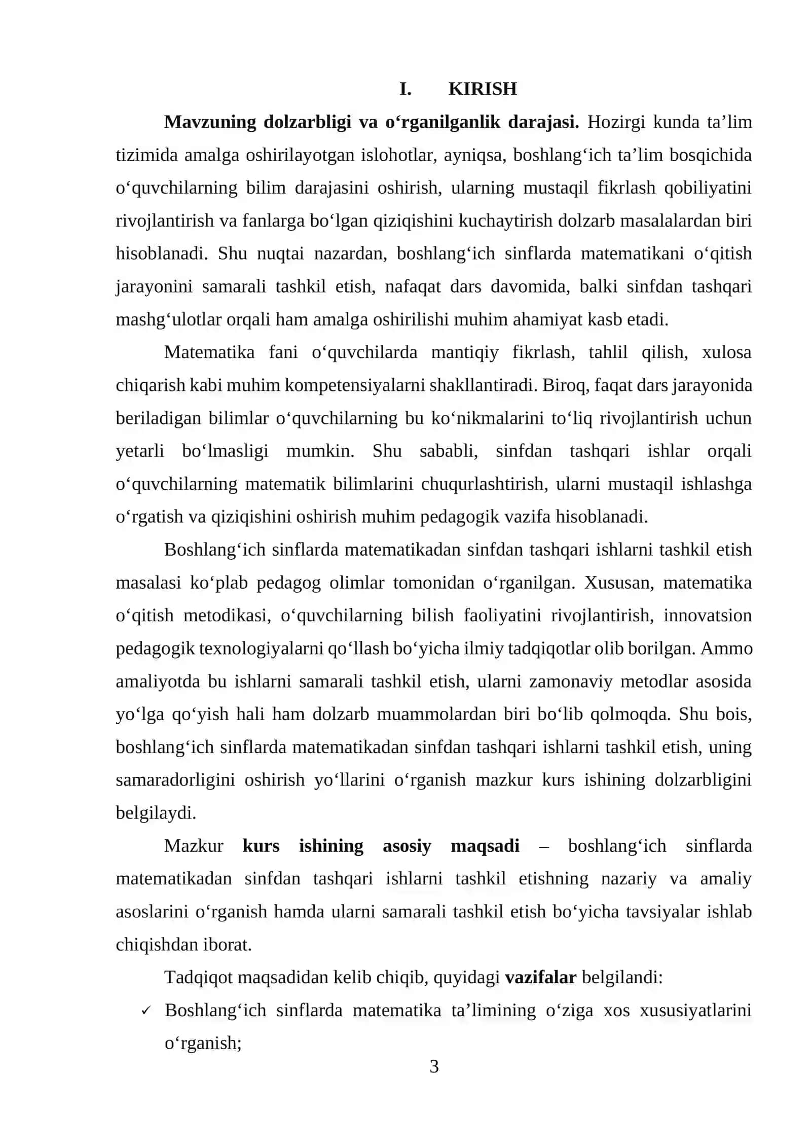 Boshlang‘ich sinflarda matematikadan o‘tkaziladigan sinfdan tashqari ishlarni tashkillashtirish 3
