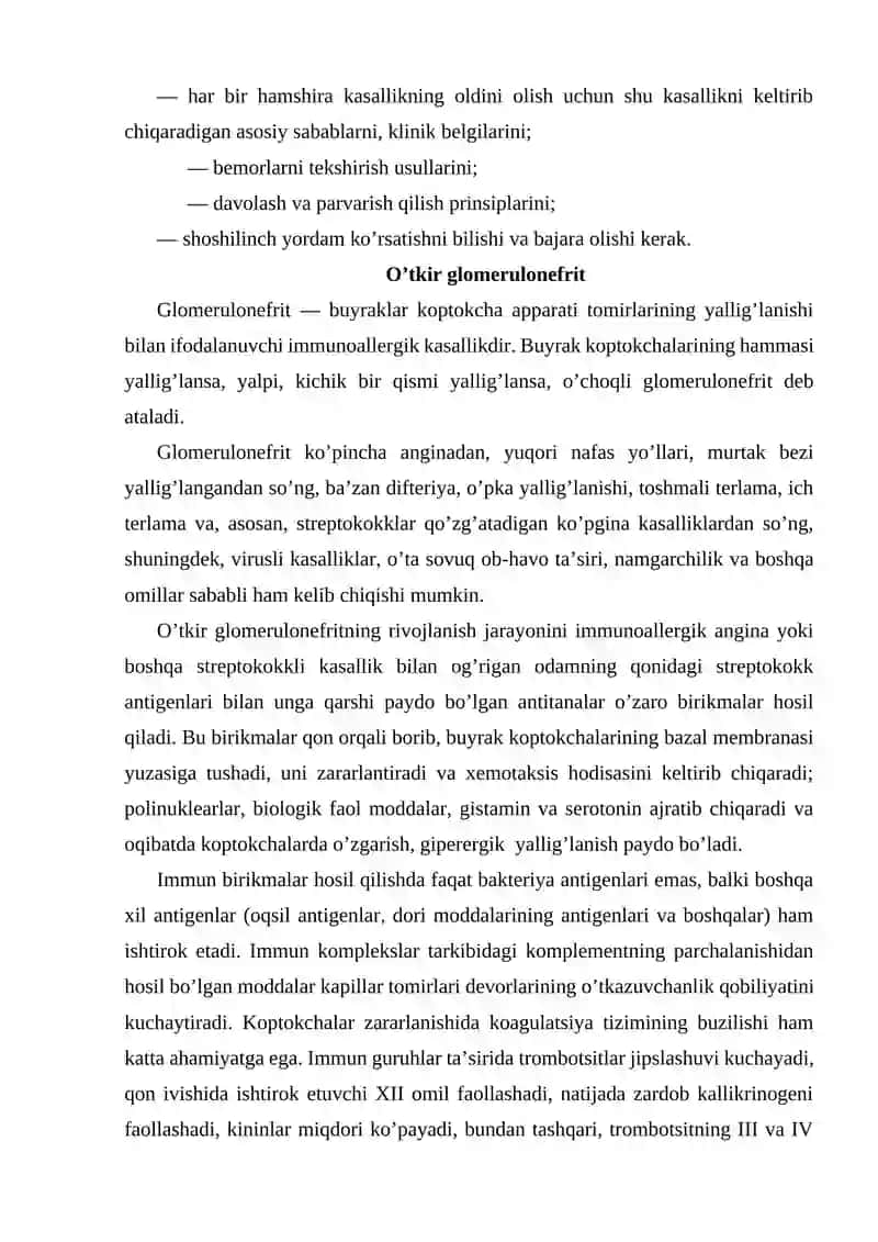O’tkir va surunkali glomerulonefrit 3