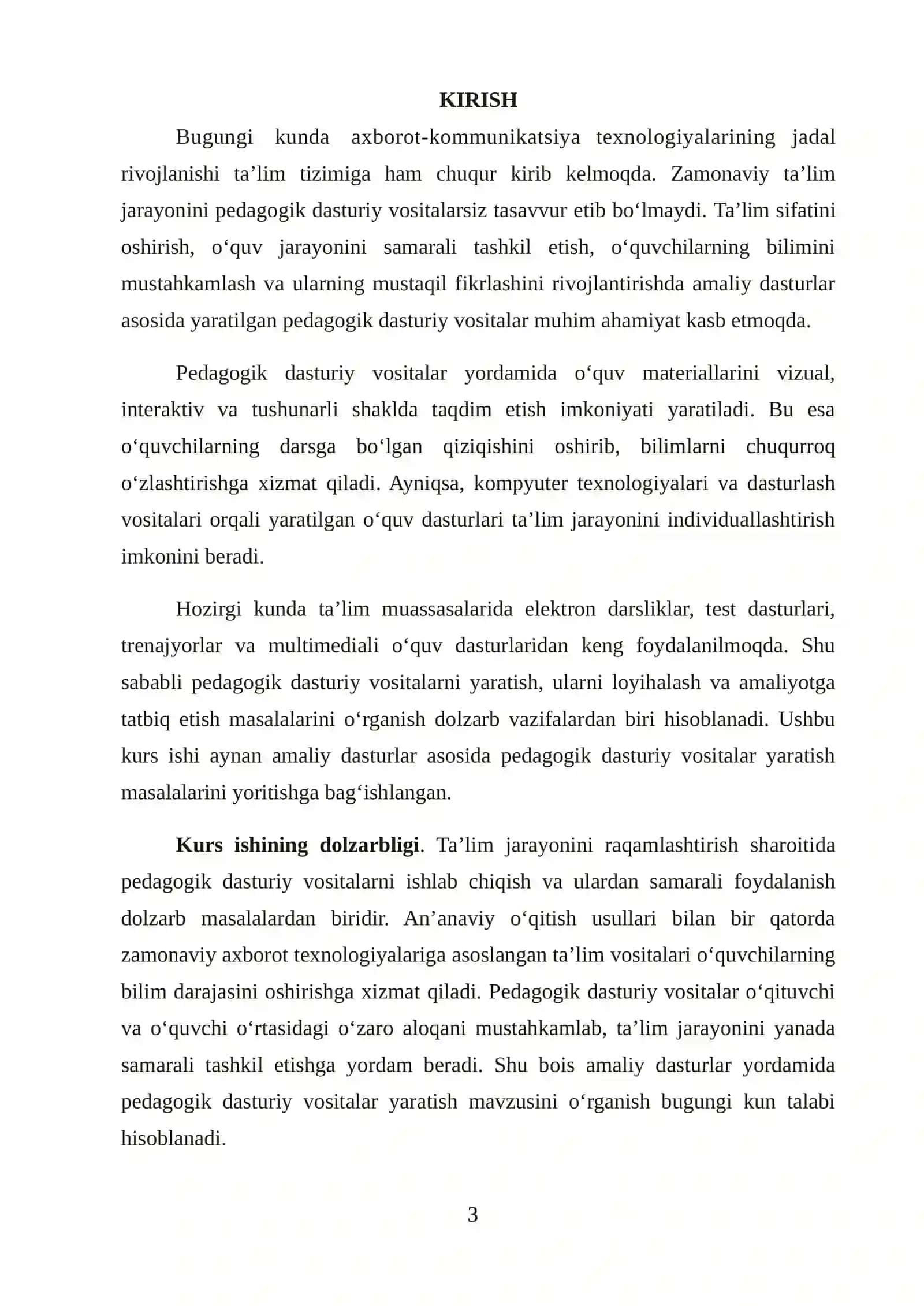 Amaliy dasturlarda pedagogik dasturiy vositalar yaratish 3