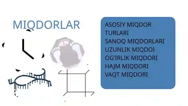 BOSHLANG’ICH SINFLARDA ASOSIY MIQDORLAR VA ULARNI O’LCHOV BIRLIKLARINI O’RGATISH METODIKASI 3