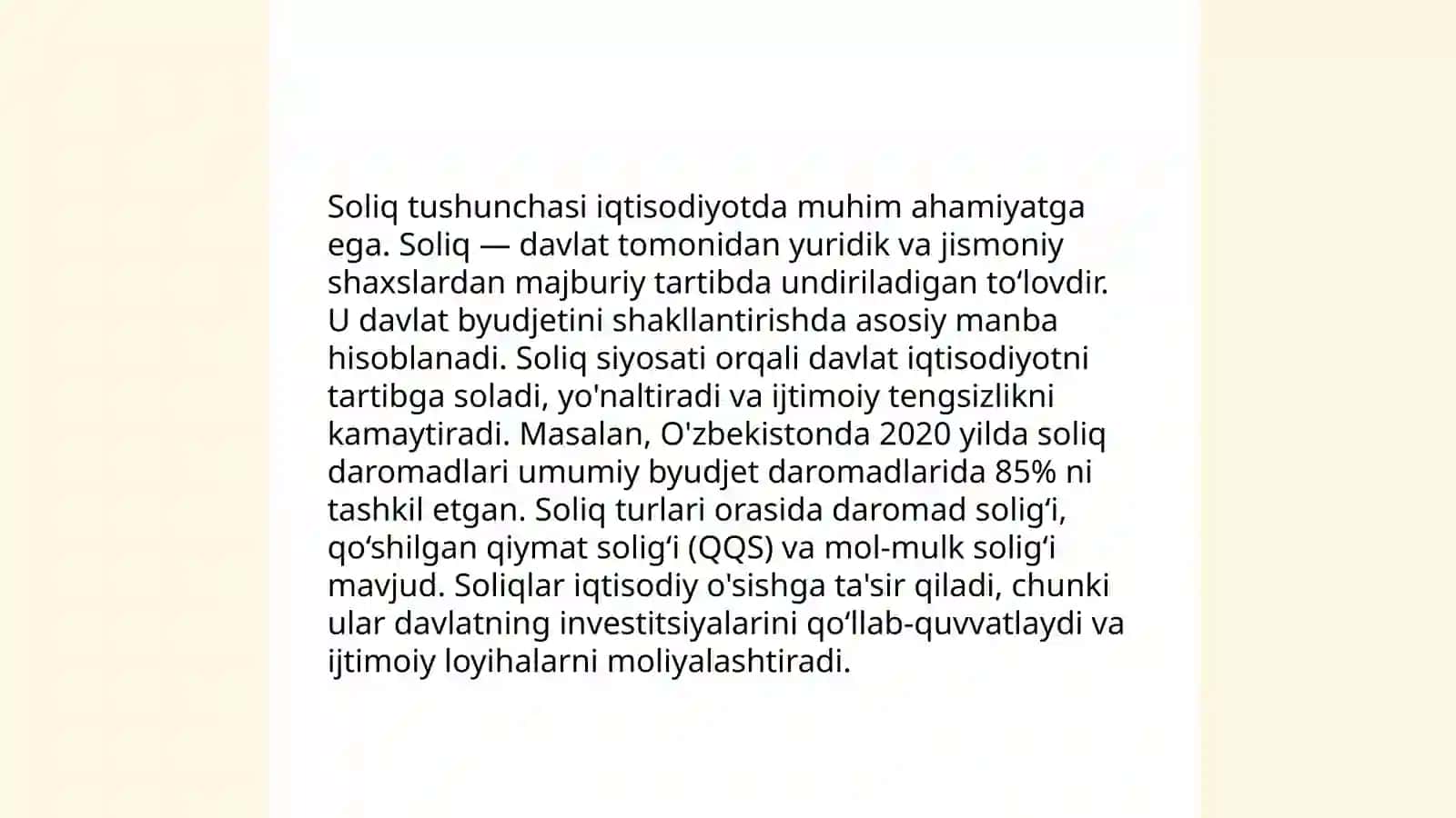 Soliq va soliqqa tortish nazariyasi fan 3