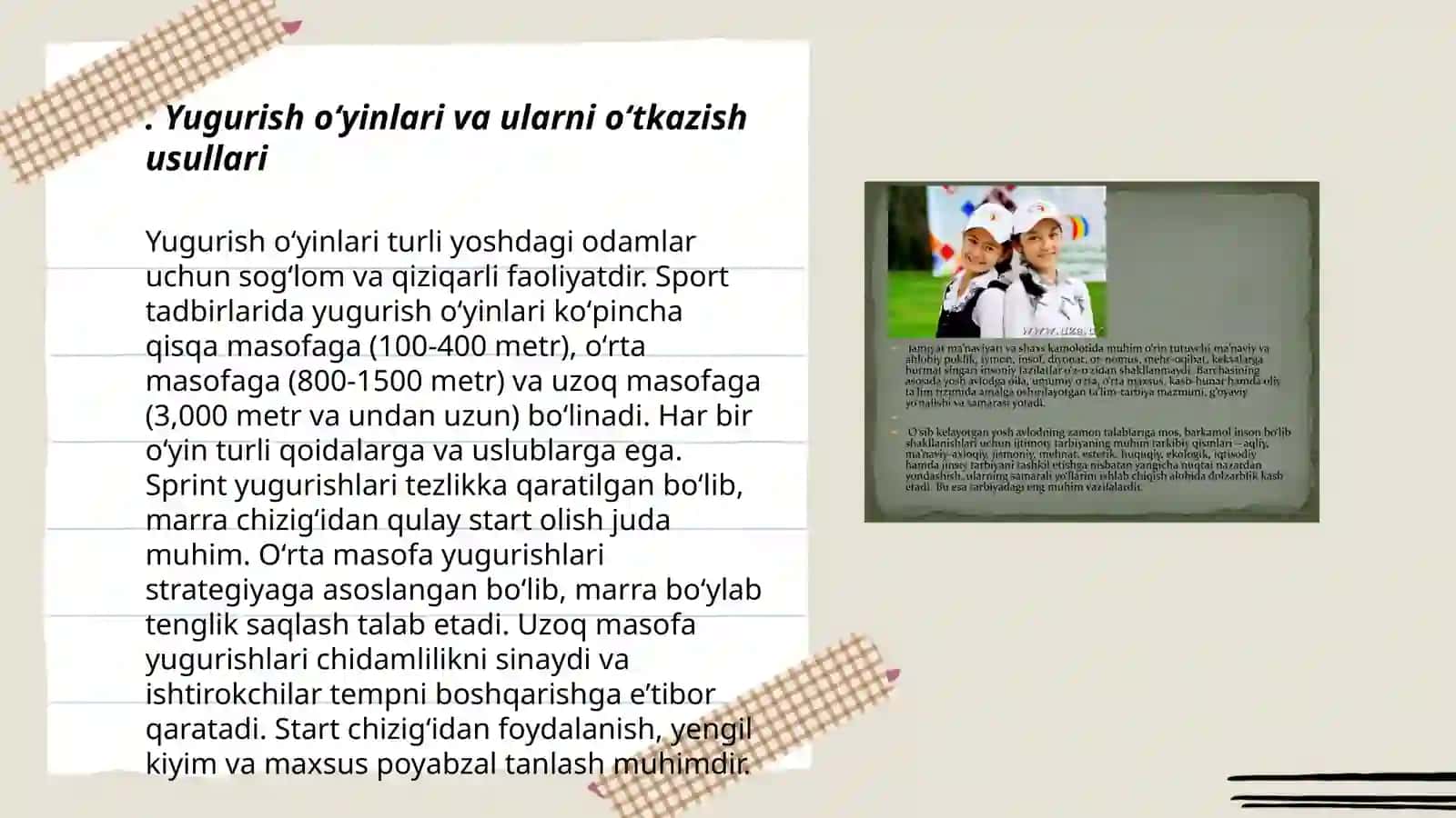 Harakat koʻnikmalarini shakllantiruvchi oʻyinlar mazmuni va qoidalar bilan tanishtirish va ularni oʻtkazish usullari 3