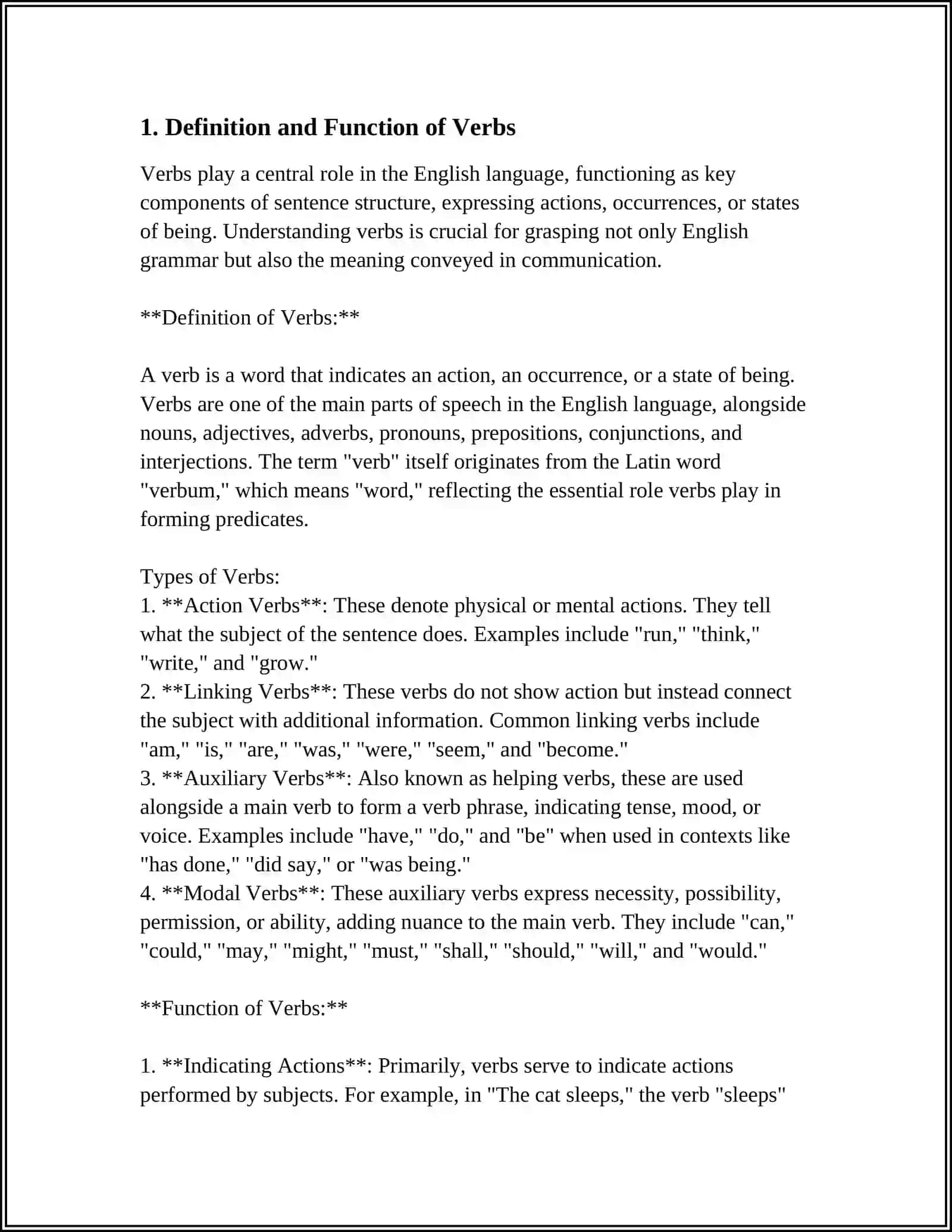 VERBS 3