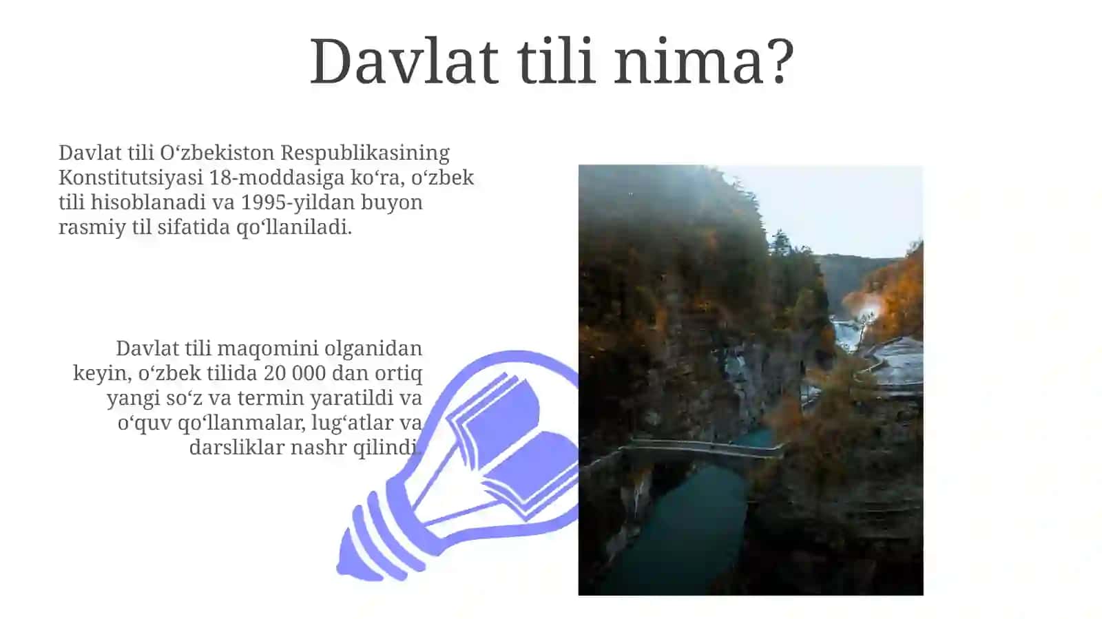 Davlat tilining hozirgi holati va istiqbollari 3