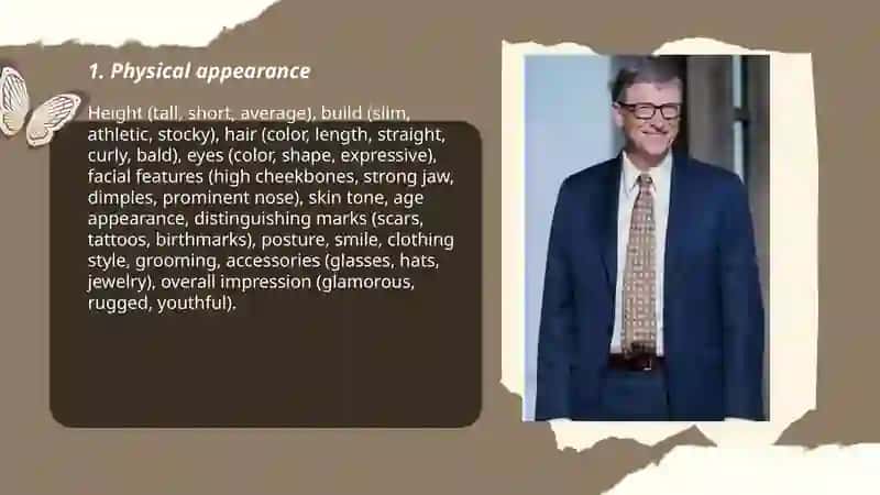 Describing famous people 3