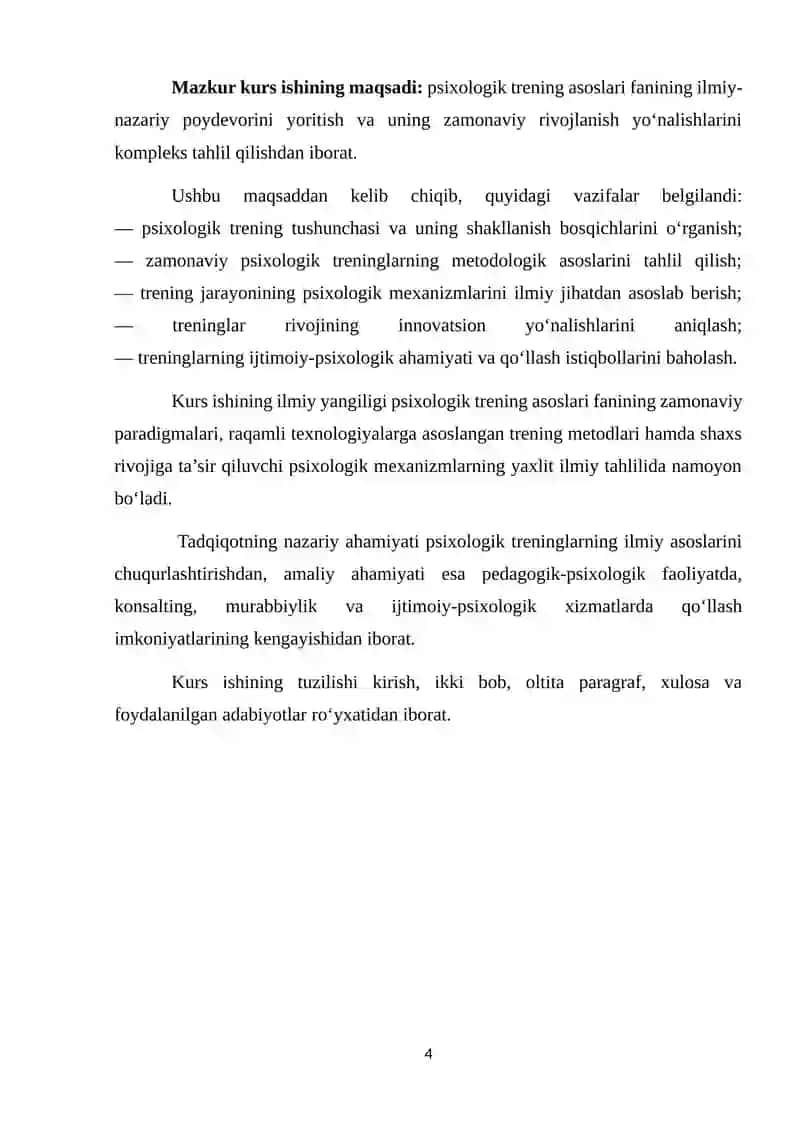 Psixologik trening asoslari fanining zamonaviy rivojlanish yo‘nalishlari 3