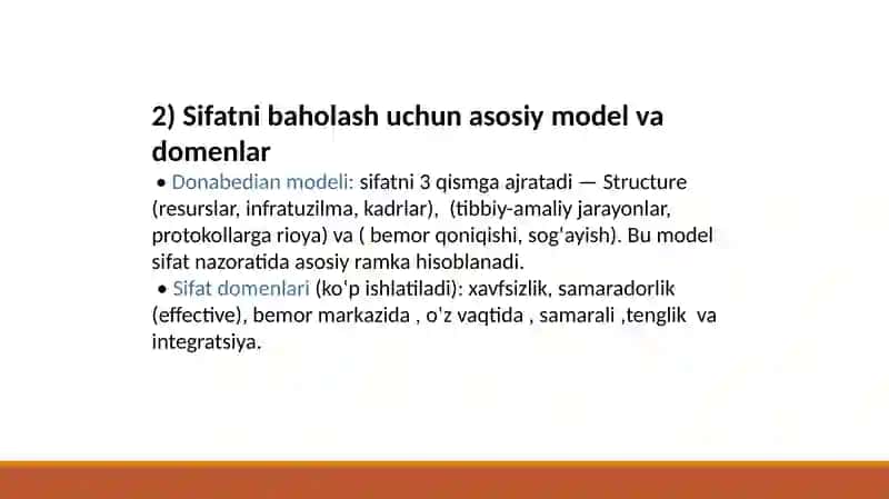 Tibbiy xizmatlar sifatini nazorat qilish 3