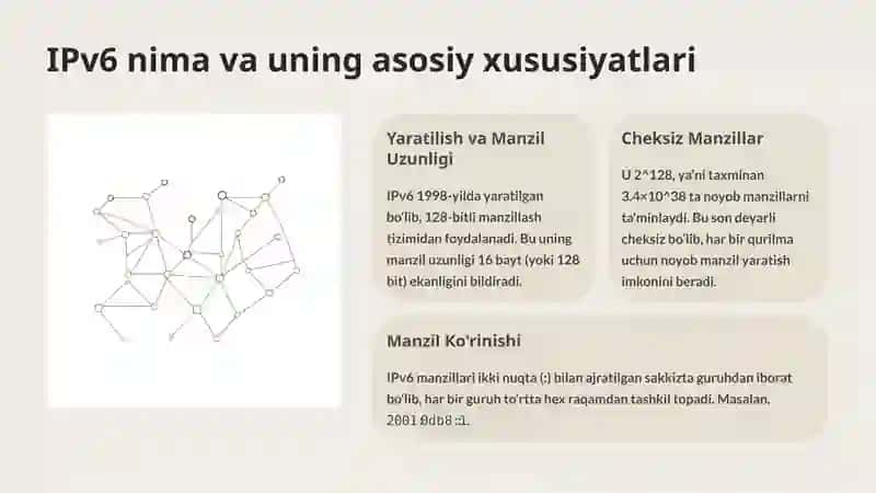 IPv4 va IPv6 Manzillash Tizimlari: Texnik Ko‘rsatkichlar Asosida Solishtirish 3