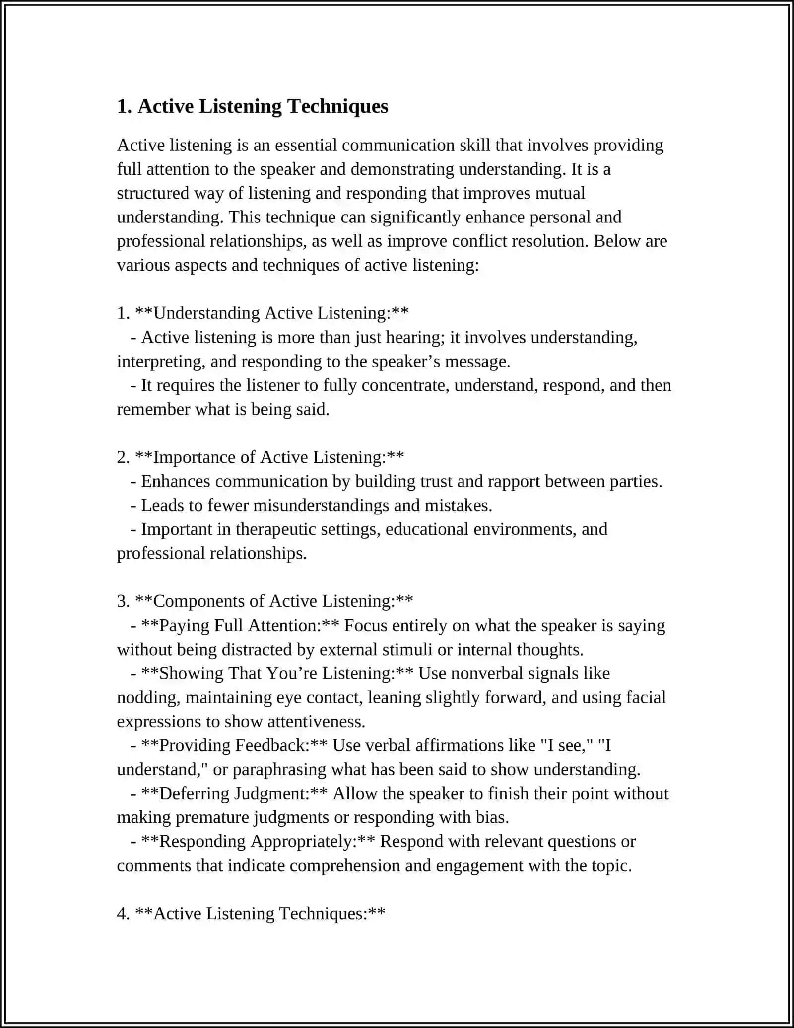 Active Listening Techniques 3