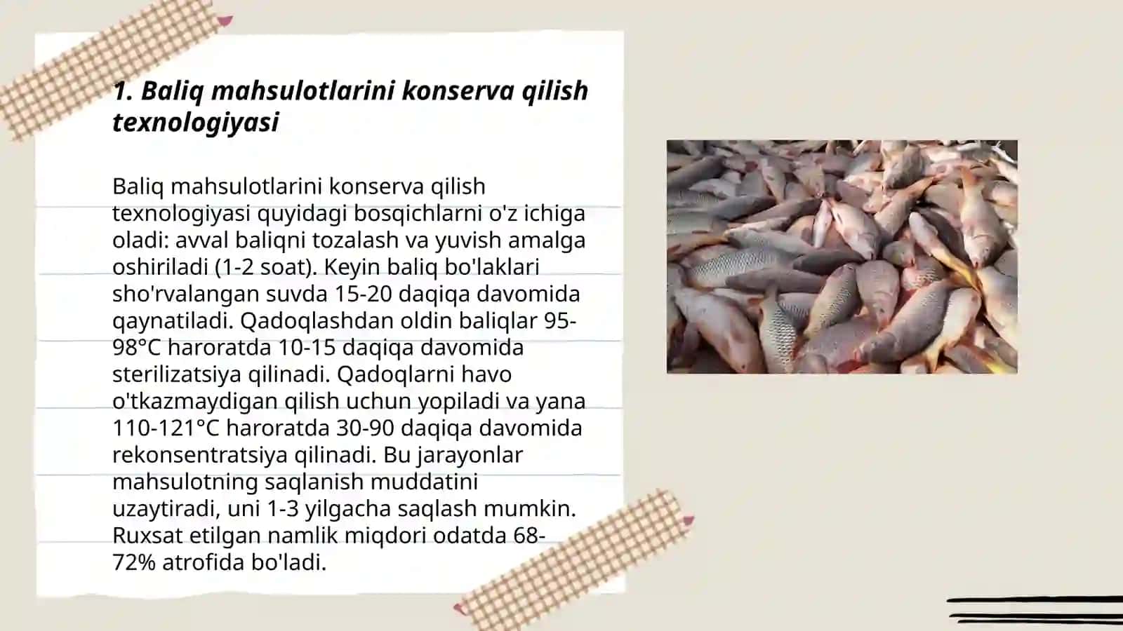 Baliq mahsulotlari bonkalarni qadoqlash texnologiyasi 3