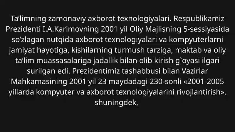 Pedagogik dasturiy vositalar yordamida multimediali òquv kurslarini yaratish 3