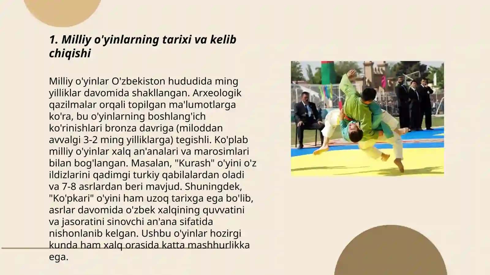 Milliy va harakatli o’yinlarni o’rgatish 3