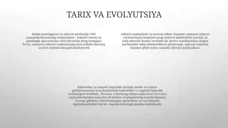 Media Makonidagi Axborotli-Psixologik Xavfsizlik 3