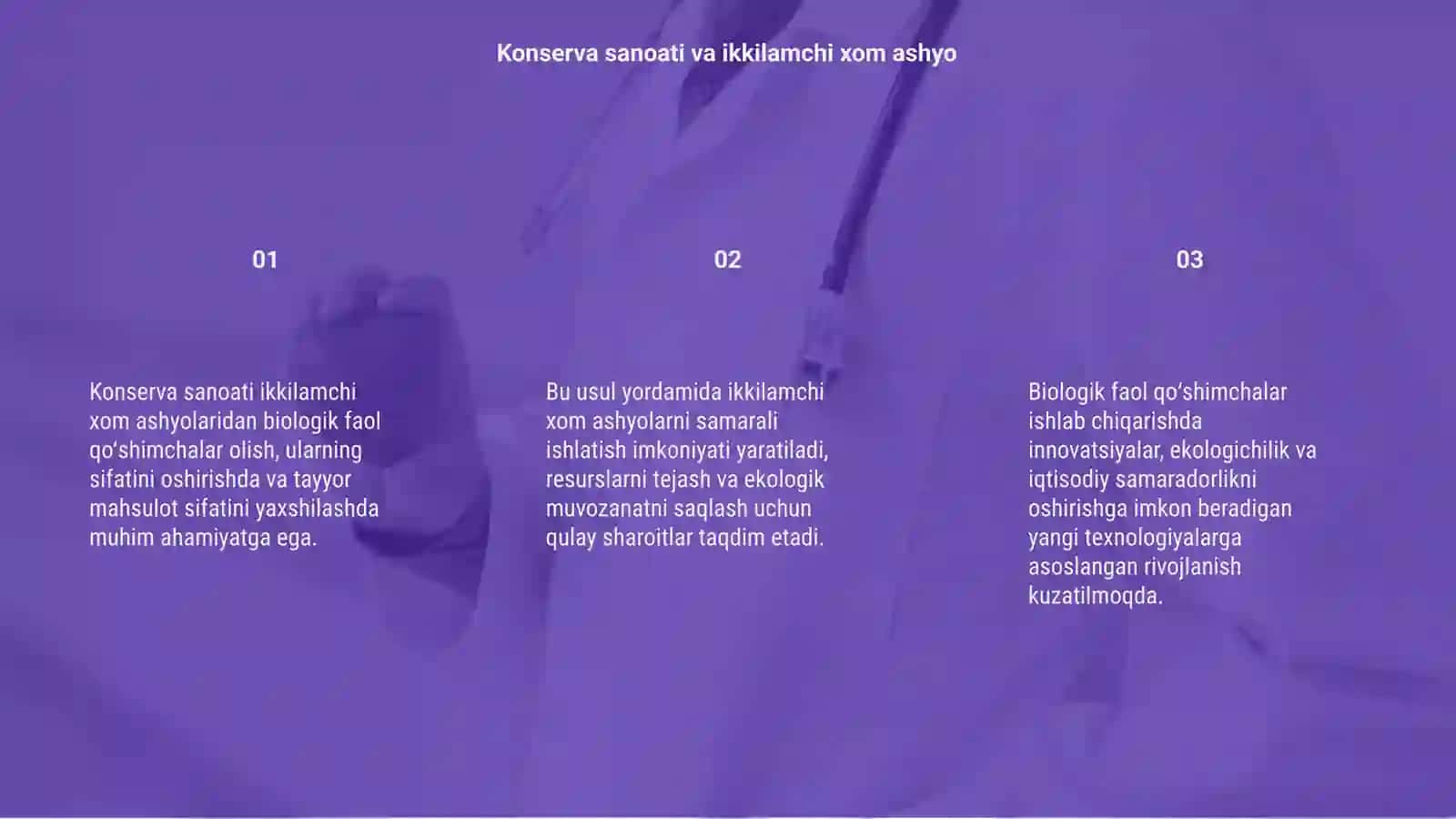 Konserva sanoati va ikkilamchi xom ashyo 3