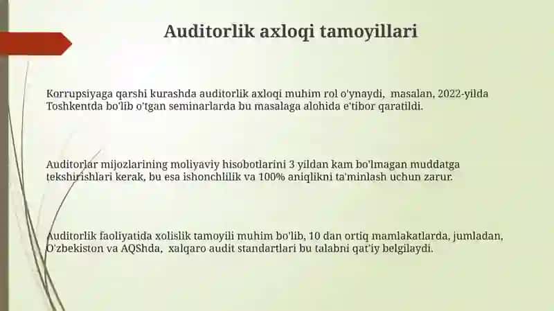 Auditorlik axloq etikasi 3