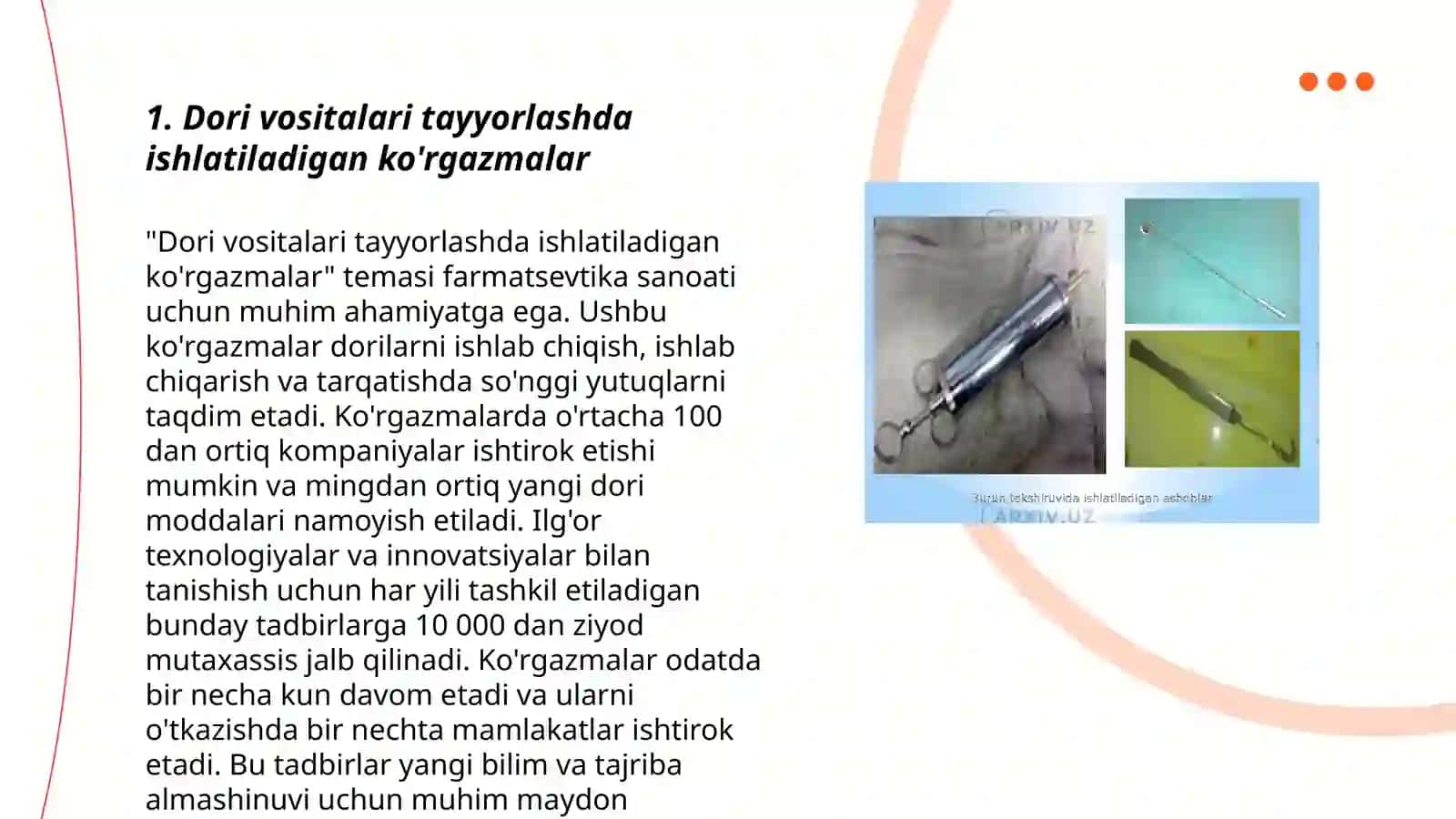 Farmatsevtik atamalarida qo'llaniladigan o'tgan zamon sifatdoshining majhullik nisbati 3