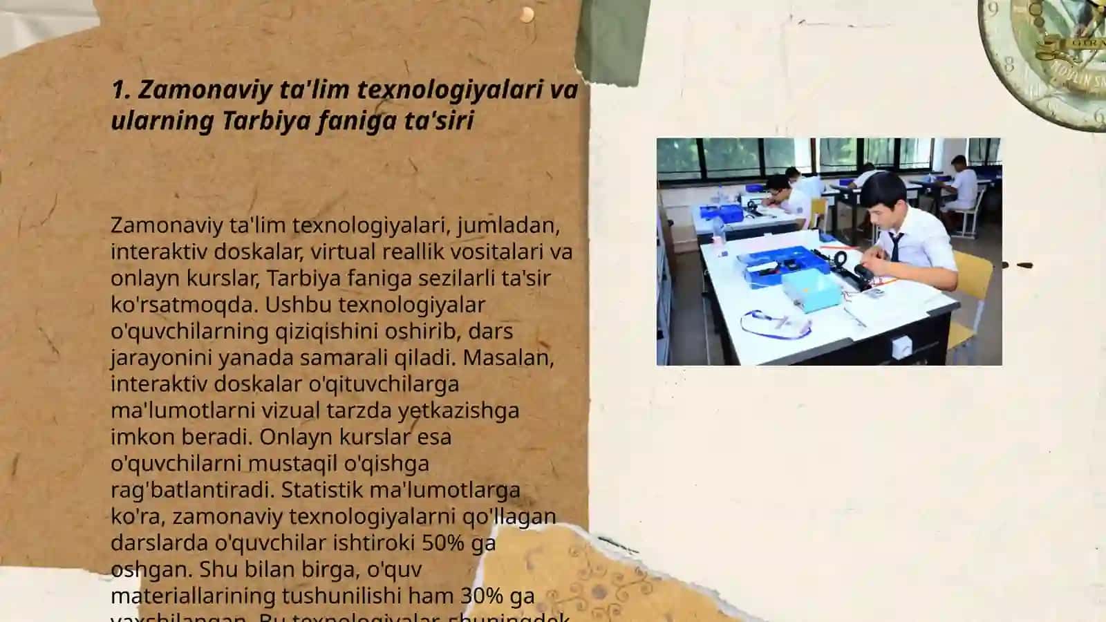 Zamonaviy taʼlim texnologiyalari va ularning Tarbiya faniga ta'siri 3