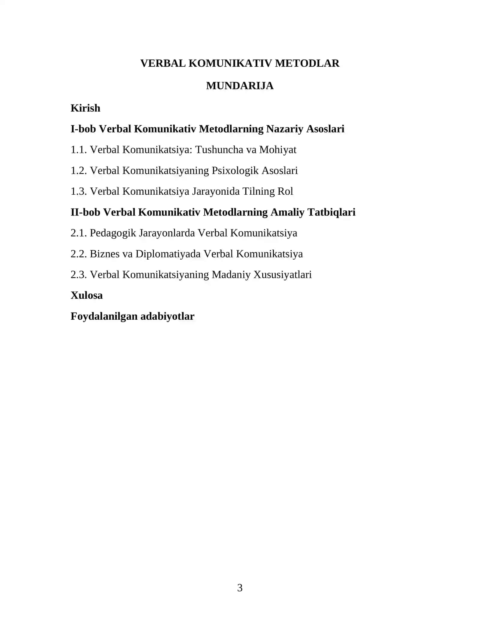 VERBAL KOMUNIKATIV METODLAR 3