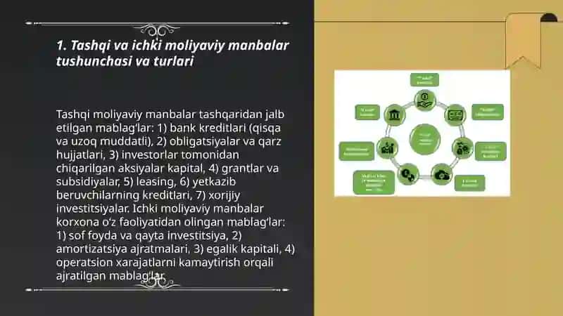 Tashqi va ichki moliyaviy manbalari tahlil qilish 3