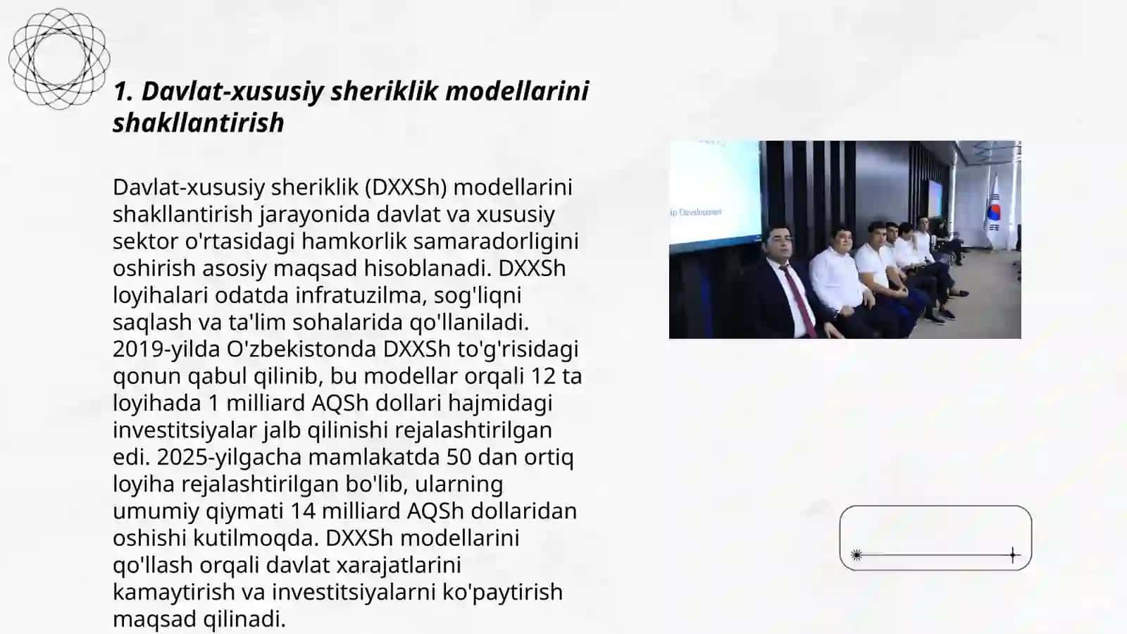 INNOVATSION IQTISODIYOTNI RIVOJLANTIRISHDA DAVLAT-XUSUSIY SHERIKCHILIK 3