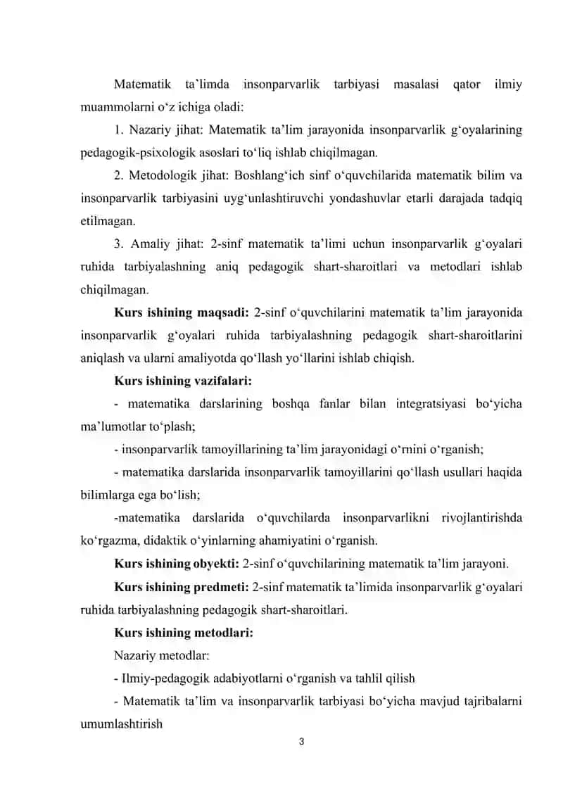 2-sinf o‘quvchilarini matematik ta’lim jarayonida insonparvarlik g‘oyalari 3