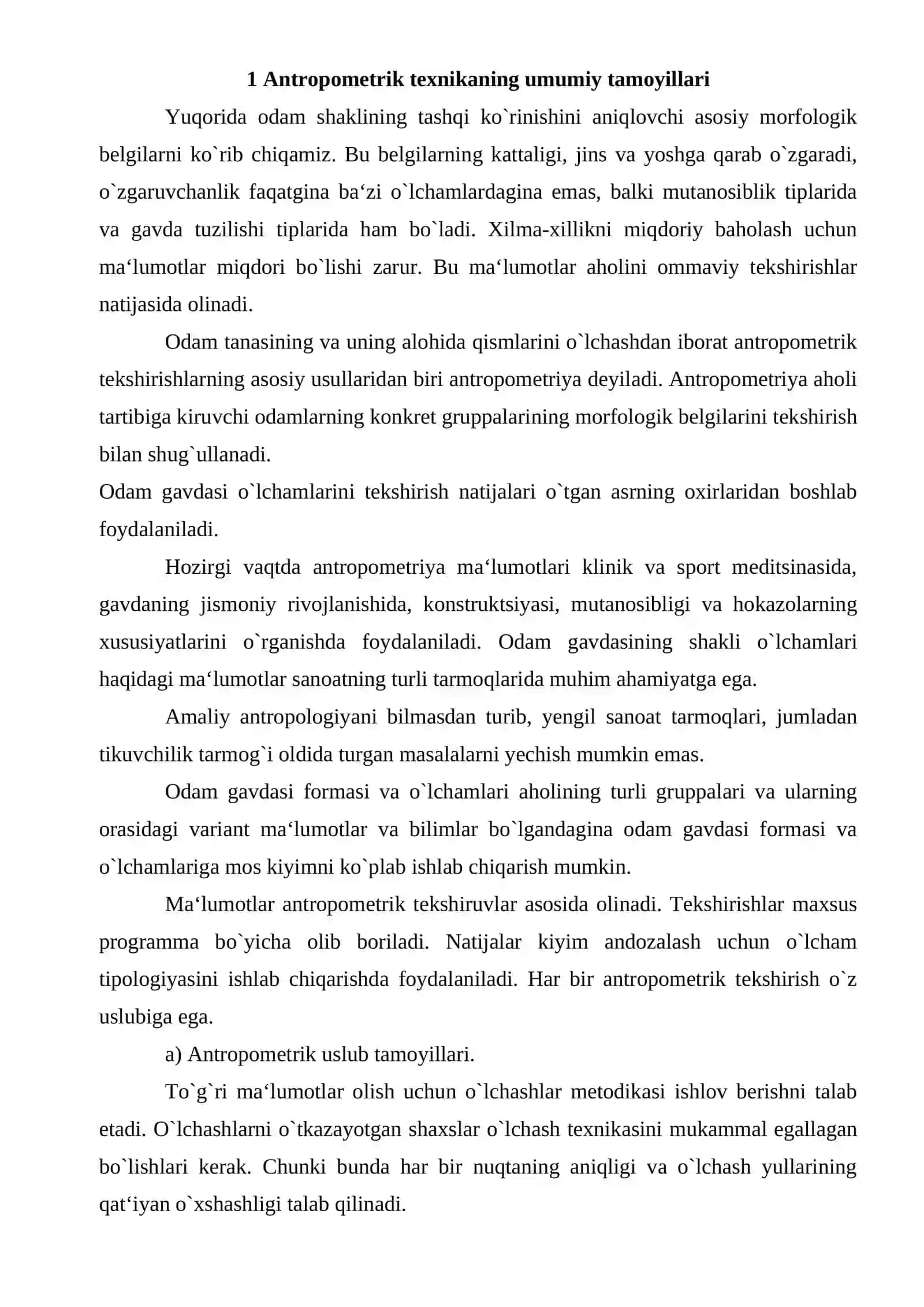 Gavdaning antropometrik chiziqlari va nuqtalari 3