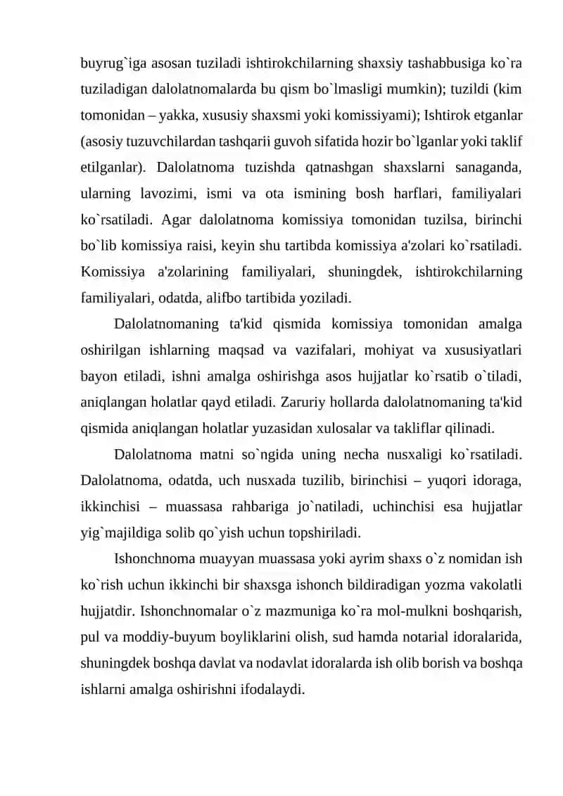 Dalolatnoma va ma'lumotnoma 3