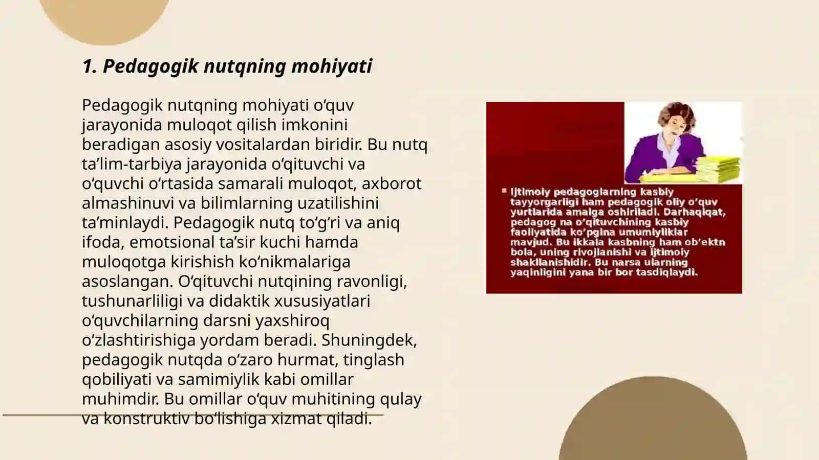 Pedagogikning kasbiy nutqi kasbiy madaniyatning tarkibiy qismi sifatida 3
